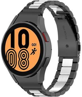 United Samsung Galaxy Watch 5 Pro Stainless Steel Watch Band Premium Metal Replacement Strap black Silver