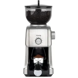 H.Koenig Elektrische Kaffeemühle GRD830, 16 Stufen, leistungsstark 130W, Kapazität 400g