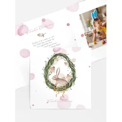 Osterkarten selbst gestalten mit Spruch und Fotos im Onlinedesigner bei Meine-Kartenmanufaktur.de