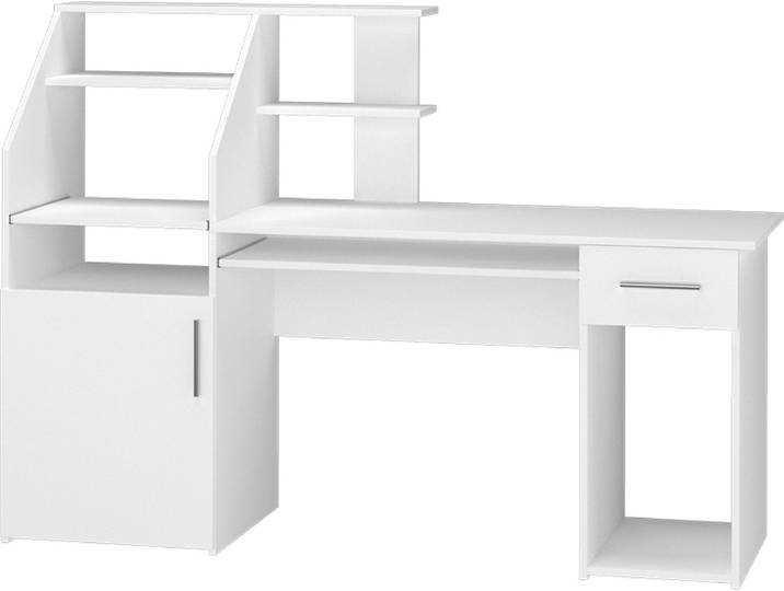 Bureau Vicco Edwin Blanc 166x50.5cm\, Model 36714