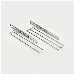 Hettich, Handtuchhalter + Handtuchhaken, Handtuchhalter 2 Stangen 102x495 mm verchromt