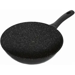 Gerlach Pfanne Wok GRANITEX 28 cm, Pfanne + Kochtopf, Schwarz