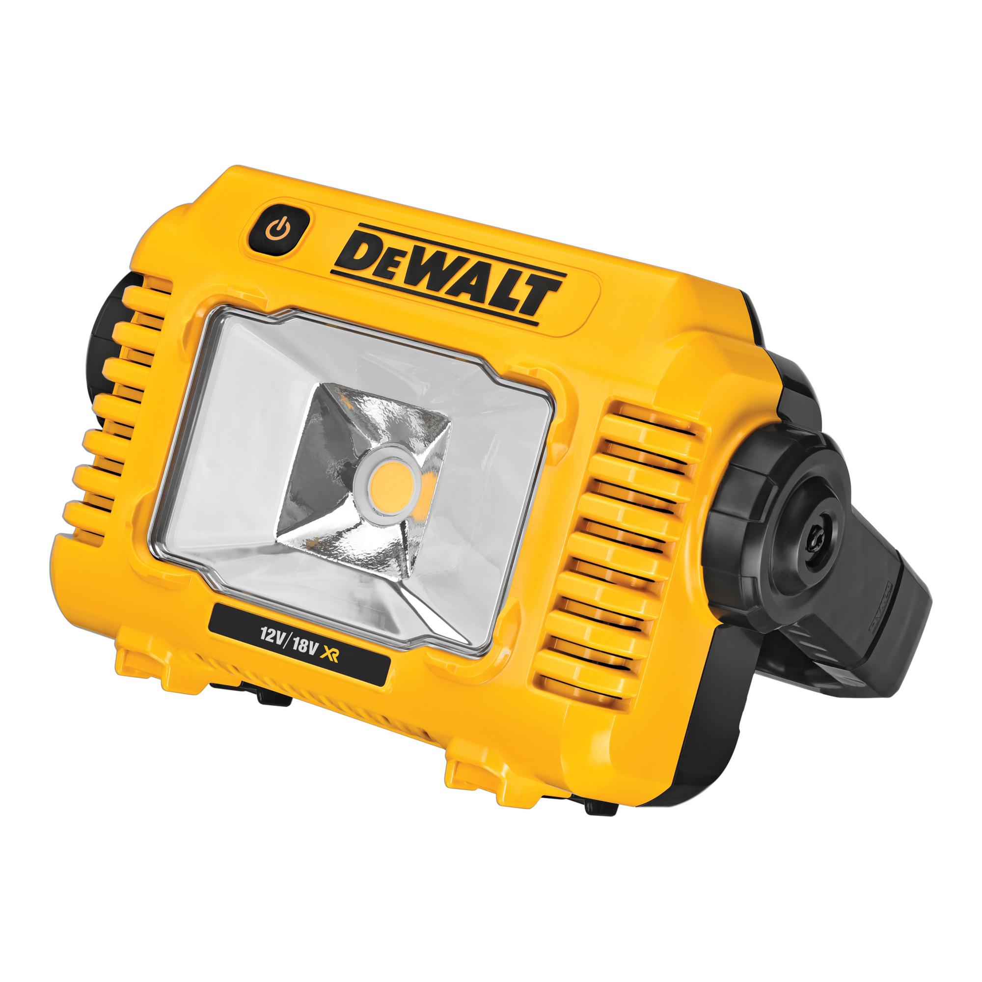 DeWalt DCL077-XJ LED Akku-Baustellenleuchte, Basisversion ohne Akku und Ladegerät für Beleuchtung von Arbeitsplätzen oder Baustellen)