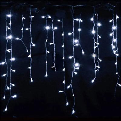 Uplift Picks FrostDrape LED Icicle Lights Outdoor Christmas Curtain Garland white 4mx0.4 0.5 0.6m 8 Modes