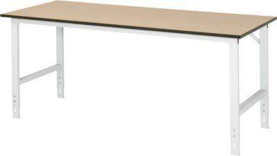 Arbeitstisch, MDF-Platte, B 2000 x T 800 x H 760-1080 mm