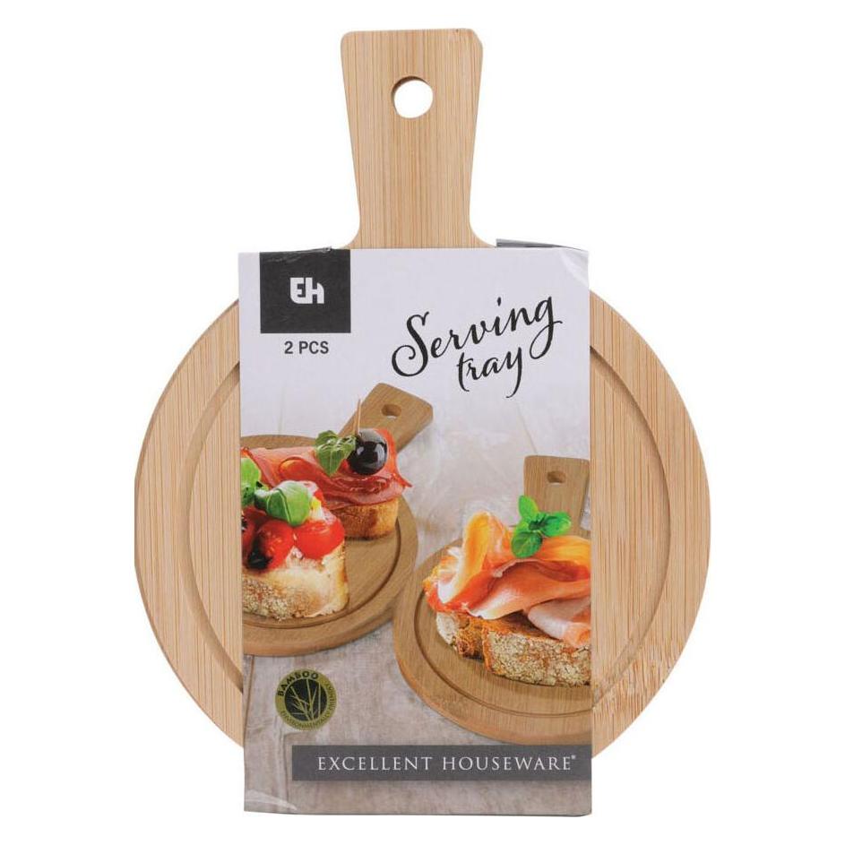 Servierbrett Bambus, 2er-Set (48015159)