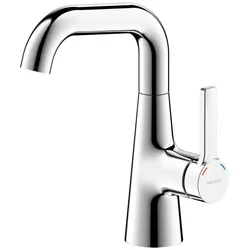 Bravat Chicago Waschtischarmatur 3555013 auslauf, Klick-Ablauf, chrom