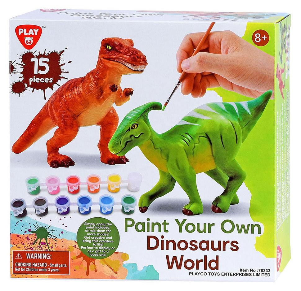 Playgo Dino Bastelset - 15-delig creatief speelgoed