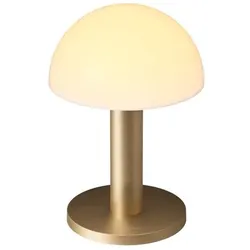 Villeroy & Boch Akku-Tischleuchte Bergamo Alu, Eisen, Stahl Metall Gold