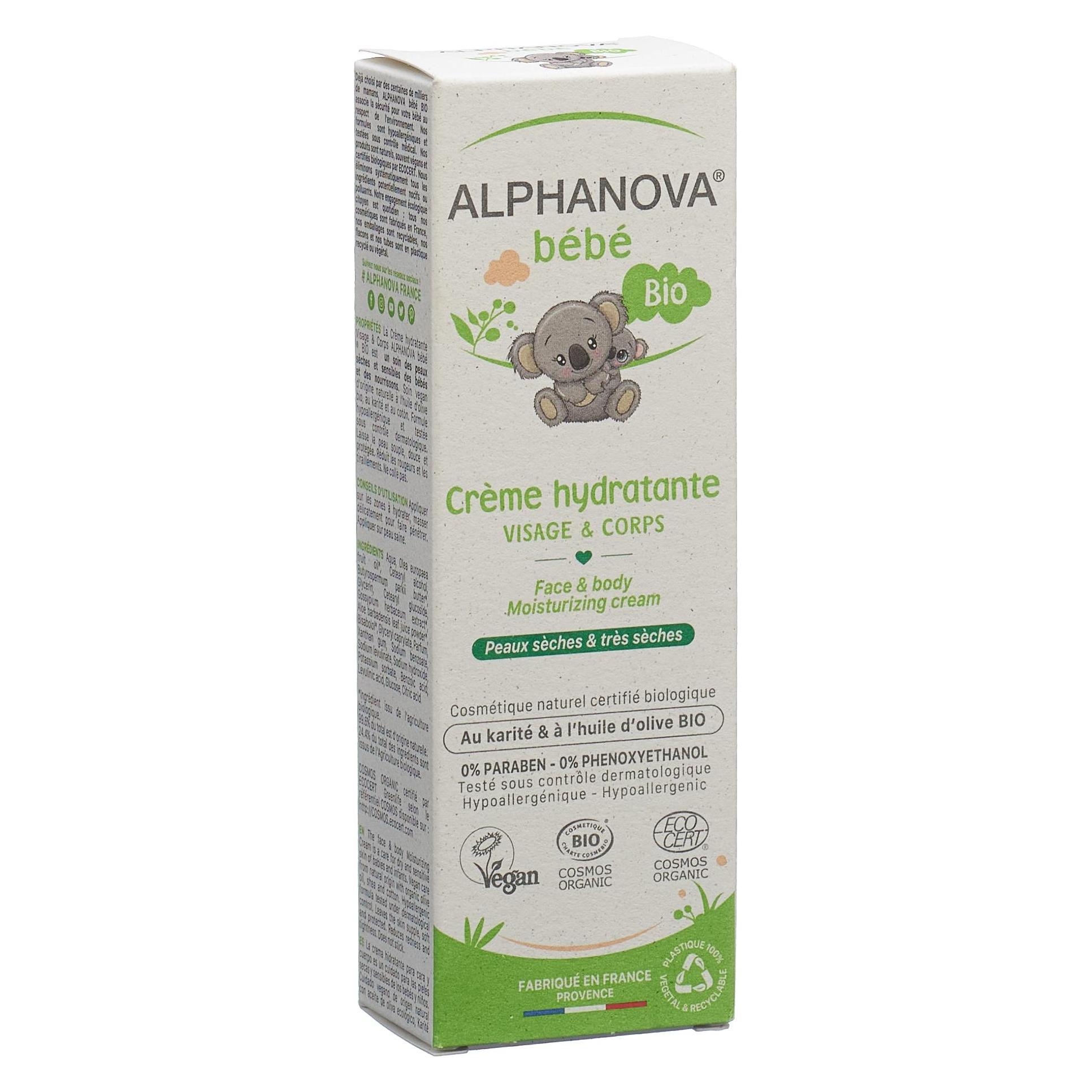 Alphanova BB Crème Hydratante Visage Creme (ABIOCHYDRA75)