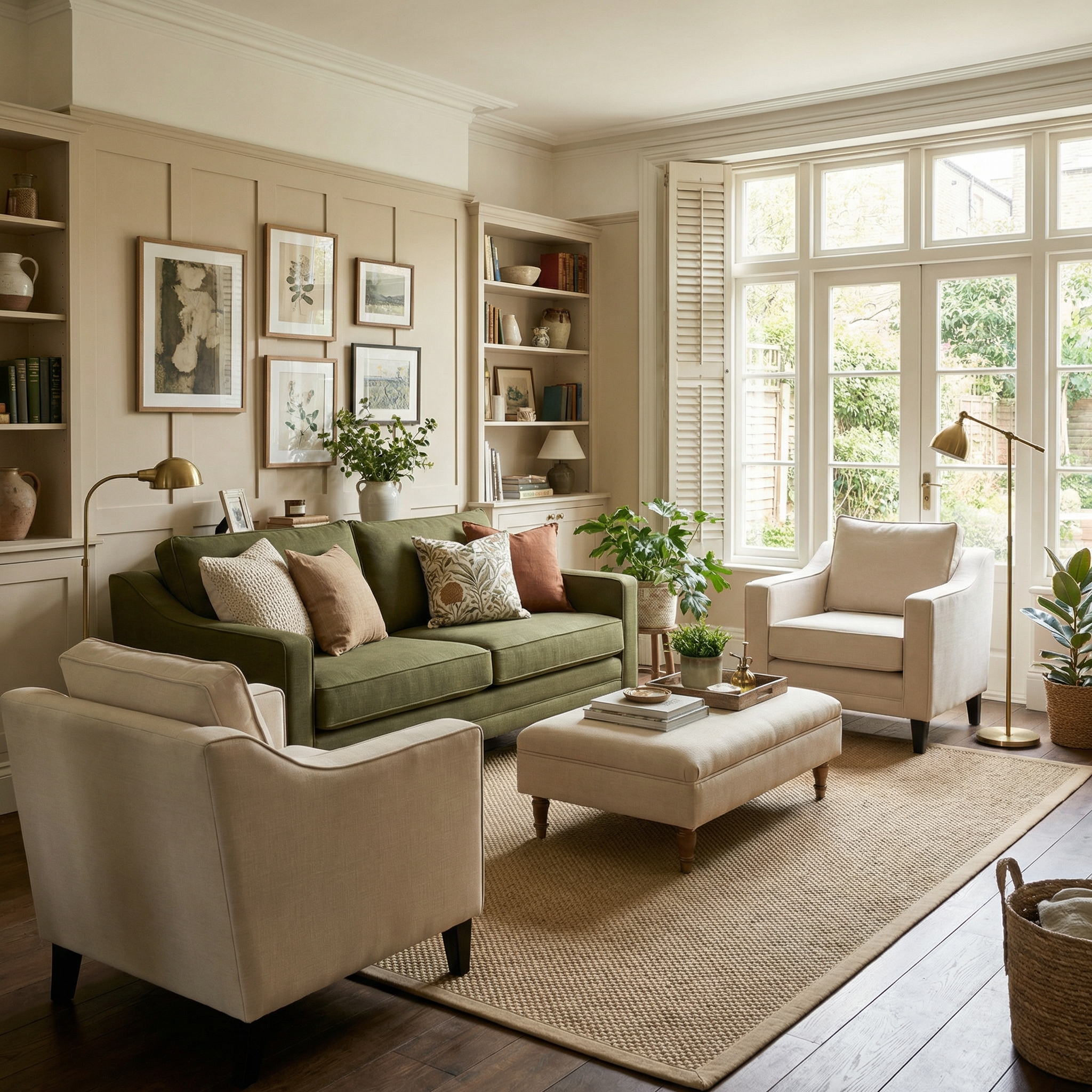 Sofa Style Wiltshire Armchair in Beige
