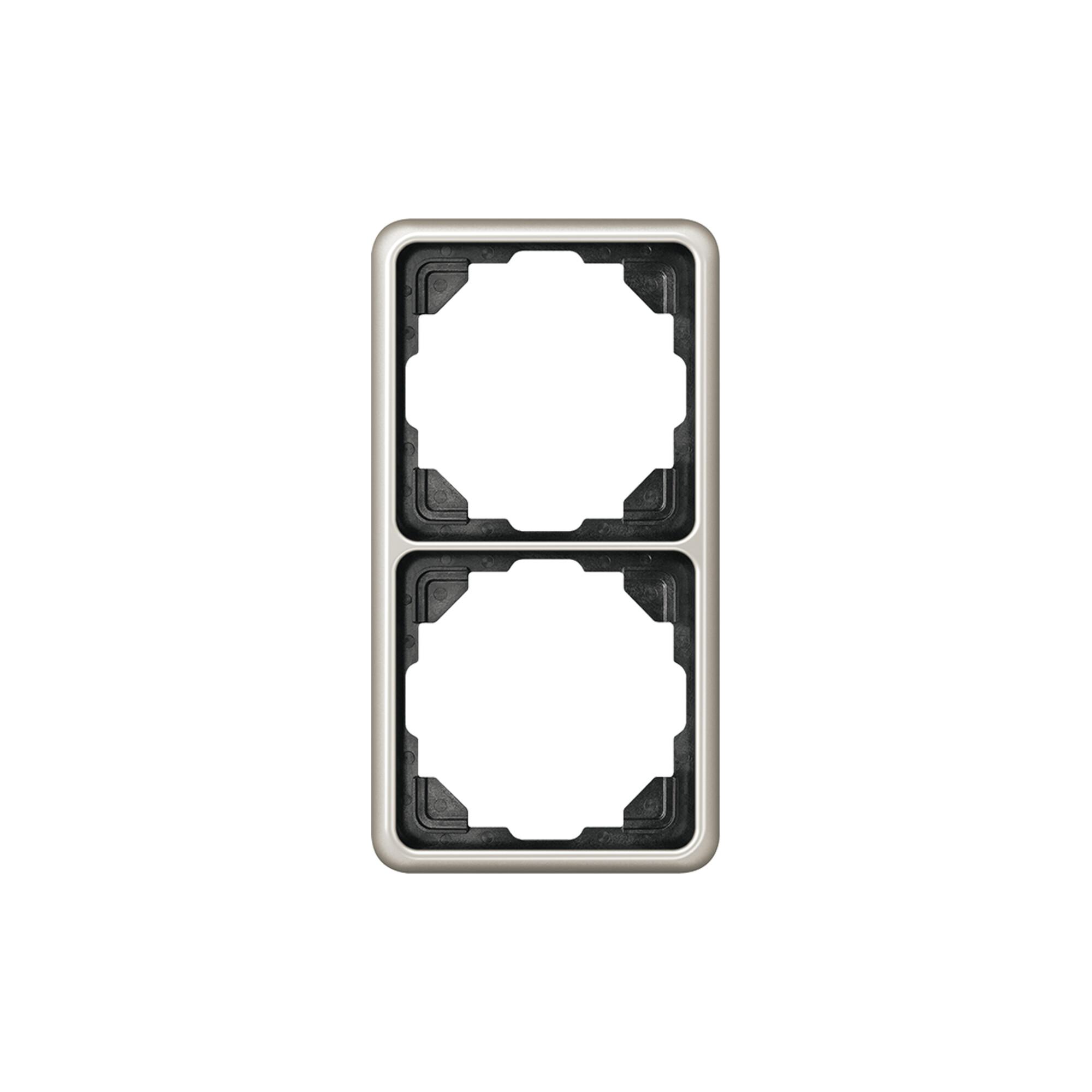 Jung Rahmen 2-fach pla waage/senkrecht CD 582 PT (CD582PT)