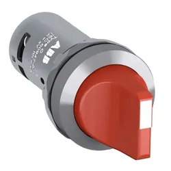 ABB C2SS2-30R-20 Wahlschalter, rot, 2 Stellungen, 2 Schließer
