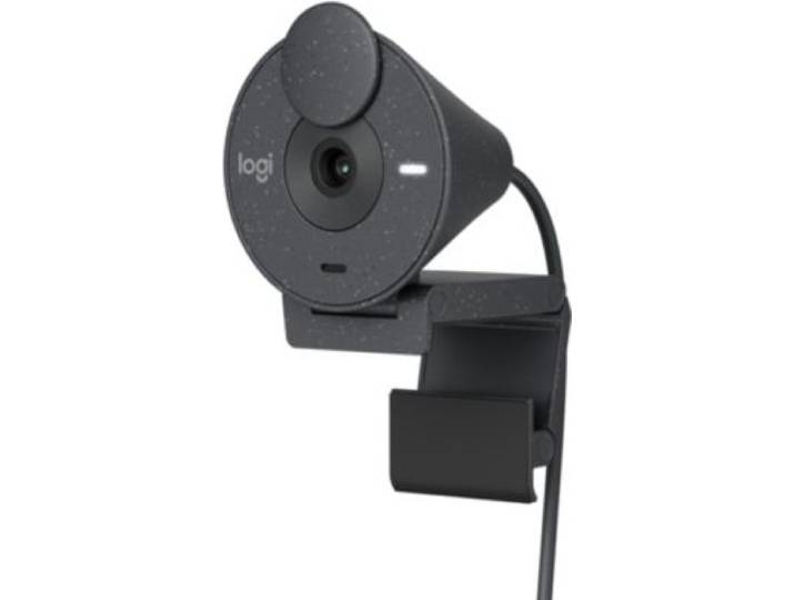 Logitech - Webcam Brio 300 Full Hd Avec Micro - Graphite