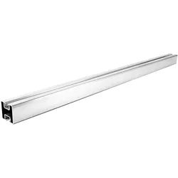 2m Solar-Profilschiene 4x4cm Aluminium Nutenstein oben