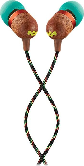 House of Marley Smile Jamaica oortelefoon met microfoon, groen