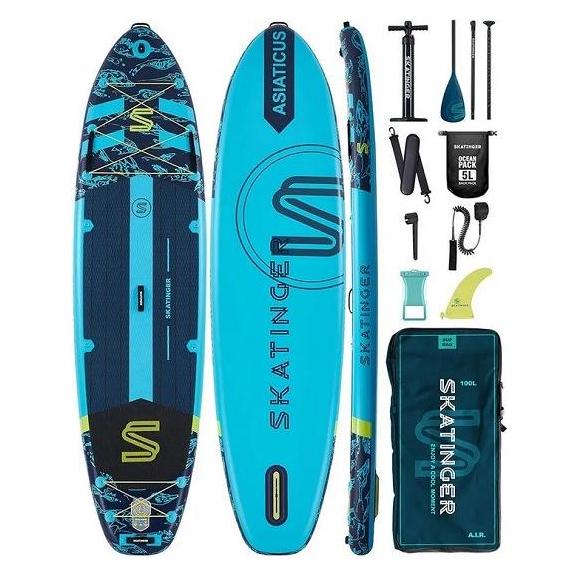 Skatinger Deska SUP Asiaticus 350x89x15 cm Yoga (11'6") (ASIATICUS)