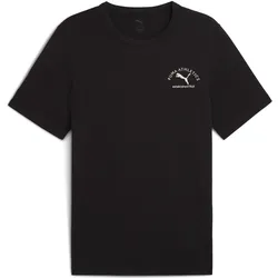 Puma, Herren, Sportshirt, CLASS Graphic Tee (L), Schwarz