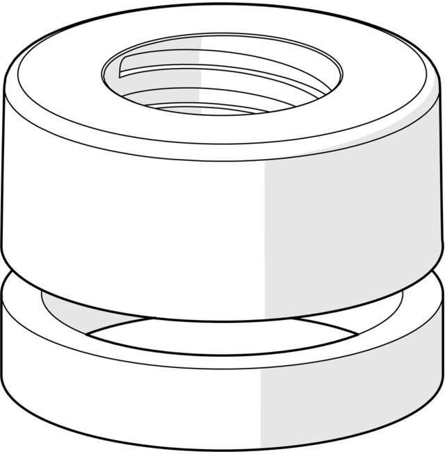 Hansa Rosette chromé complet (59913432)