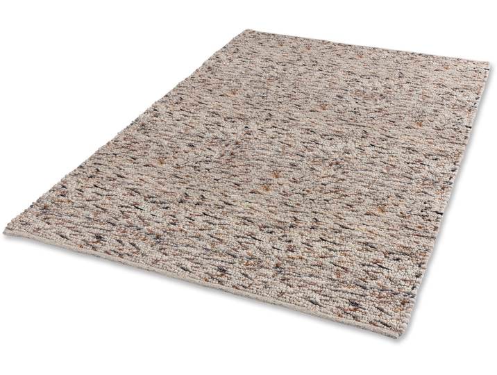 Wollteppich Odelia 6026 , beige (multi creme), B:70cm H:15mm L:140cm, Jute, Kunstfaser, Wolle, SCHÖNER WOHNEN-KOLLEKTION, Teppiche, Wollteppich, handweb, warme Wolle, Wohnzimmer, Schöner Wohnen Kollektion