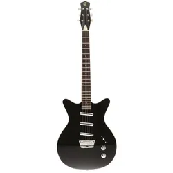 Danelectro 59 Triple Divine Guitar Black - Elektrogitarre schwarz