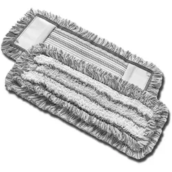 Wischmop Mopptex Hospitalmopp EV07 grau 50 cm Innen Schlinge, außen Fransen