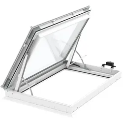 VELUX Flachdach-Fenster CXU Ausstieg und Rauchableitung Basiselement CXU 120120 0220K01 2 fach Verglasung 120x120 cm