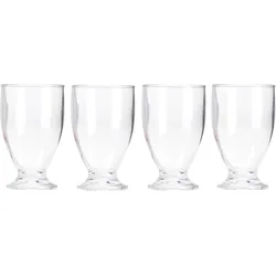 Flamefield Saftgläser 4er Set 170 ml Clear