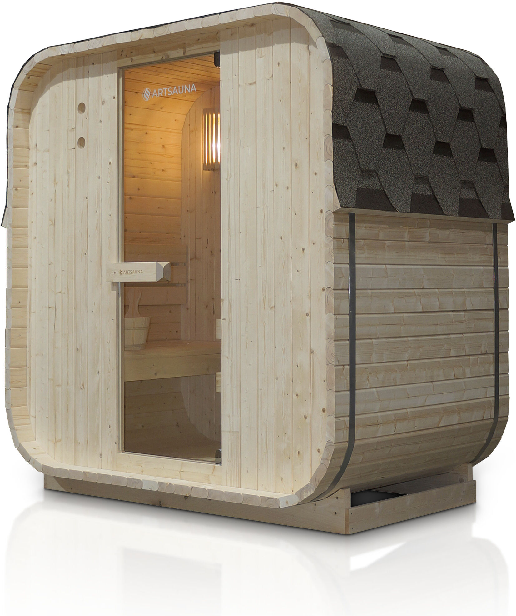 ARTSAUNA Cube Sauna »Nolvik«, aus Fichtenholz