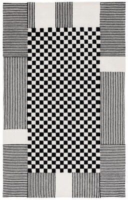 SAFAVIEH Handmade Genre Gunbritt Checkered Wool Rug