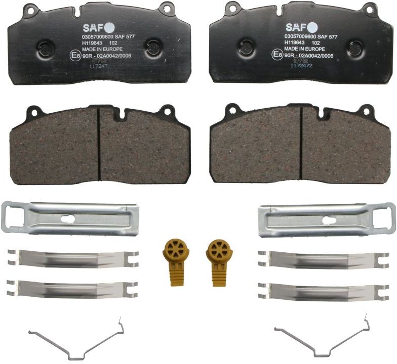 Bremsbelagsatz, Scheibenbremse SAF 3 057 0015 01