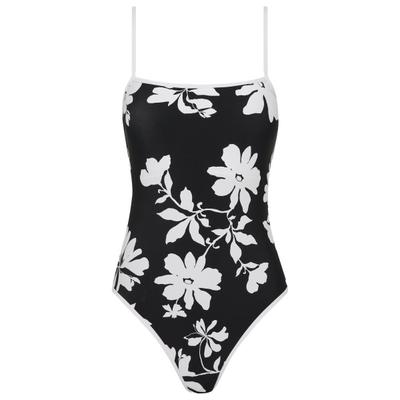 Seafolly - Mayflower Square Neck One Piece - Badeanzug Gr 34 schwarz