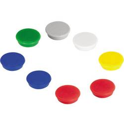 Franken Magnet (Ø) 24 mm rund Mehrfarbig, Farbauswahl nicht möglich 10 St. HM20 99