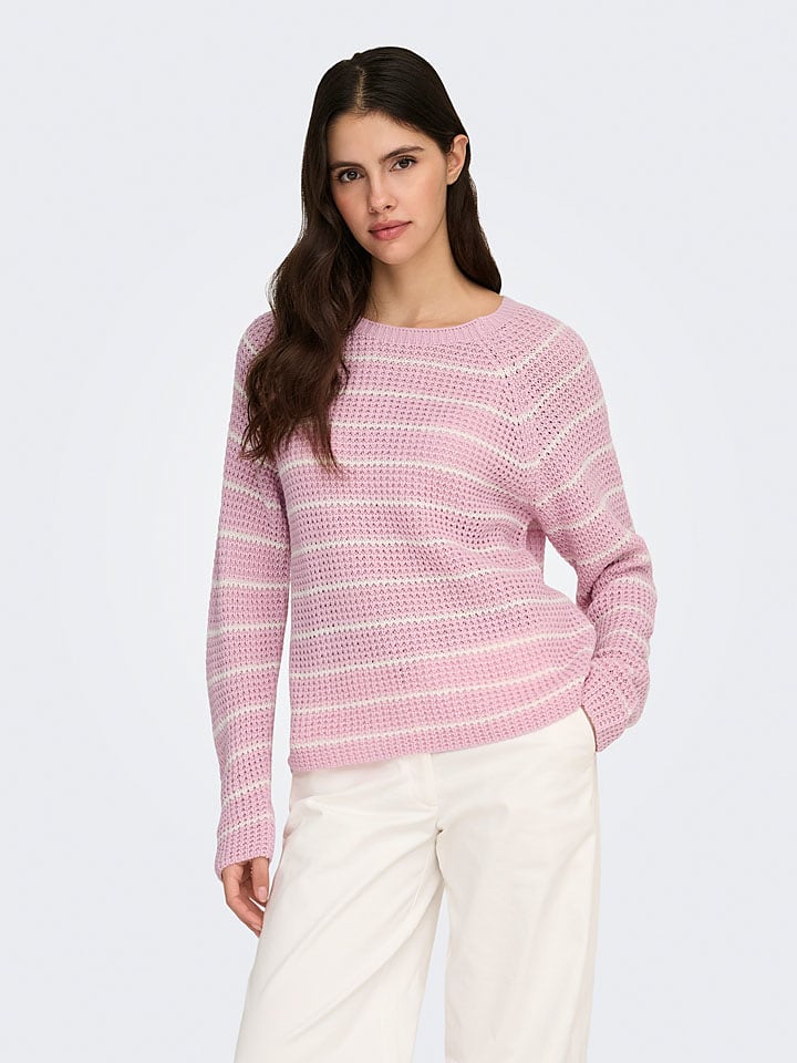 JDY Pullover "Ellen" in Rosa - L