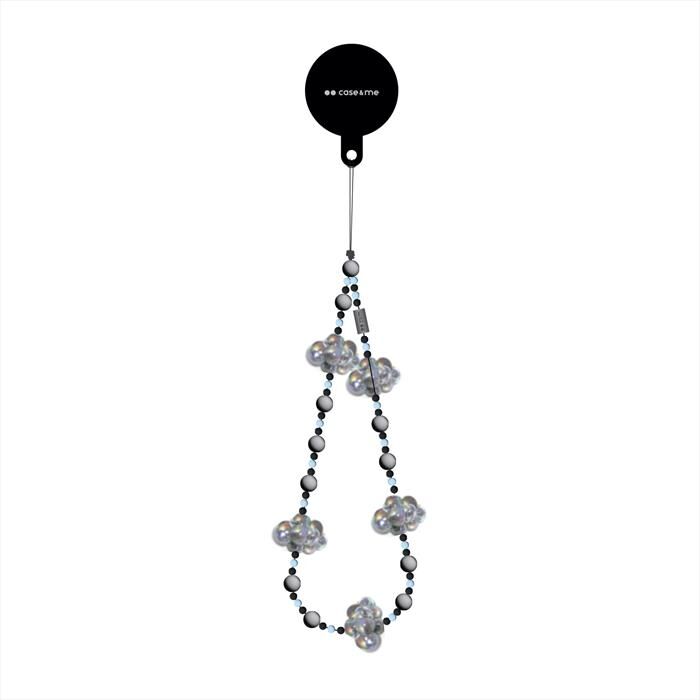 CASEME Beads Laccetto Telefono, Nuvola-grigio