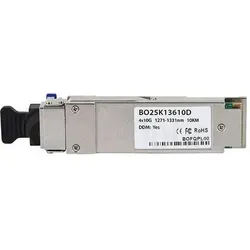 BlueOptics 10320-BO. Schnittstelle: QSFP, Optischer Kabelverbinder: LC, SFP-Transceiver-Standard: CWDM. Produkt, Transceiver, Grau