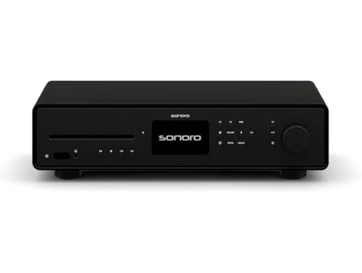 sonoro Maestro Quantum HiFi-ontvanger met cd-speler, Bluetooth en internetradio - mat zwart