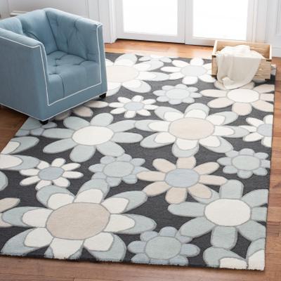 SAFAVIEH Handmade Kids Khadijah Floral Wool Rug