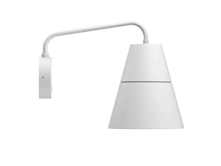 GRUPA Designer Wandlampe Ili, weiß / opal, für Wohn- / Esszimmer, Aluminium, Design, Wandleuchte, Wandlampe Innen
