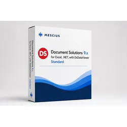 Document Solutions 9.x for Excel, .NET, with DsDataViewer Standard, 1 Distrib...