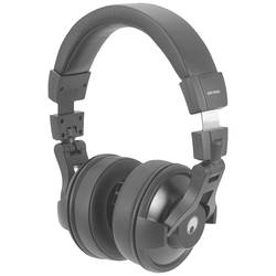 Omnitronic SHP-740DJ Over Ear Kopfhörer kabelgebunden Stereo Schwarz DJ 14000339