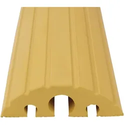 Dancop, Kabelschutz + Kabelführung, Schlauch- und Kabelbrücke L1200xB210xH65mm Vollgummi gelb (Kabelbrücke, 120 cm)
