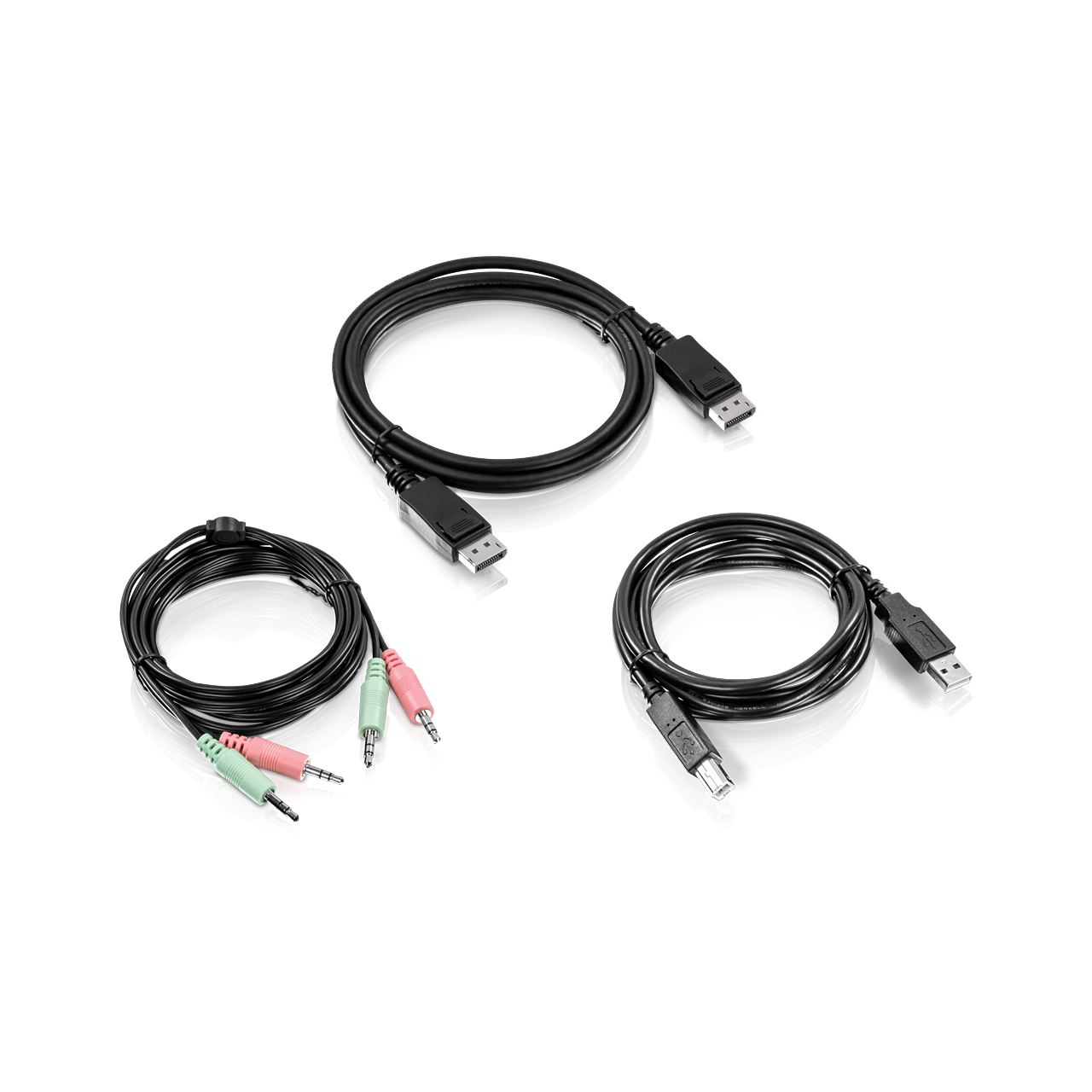 Trendnet KVM Kabelset DisplayPort 3.5mm USB 6 Fuß 1.82m