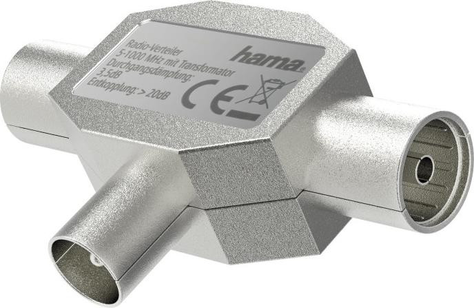 Hama 00305090 Kabelsplitser mannelijk/vrouwelijk