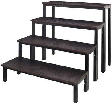 Stageworx Stairs 20 40 60 80cm Bk Dunkelbraun