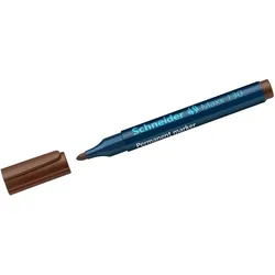 Schneider Permanentmarker 130 braun Packung mit 10 Stück