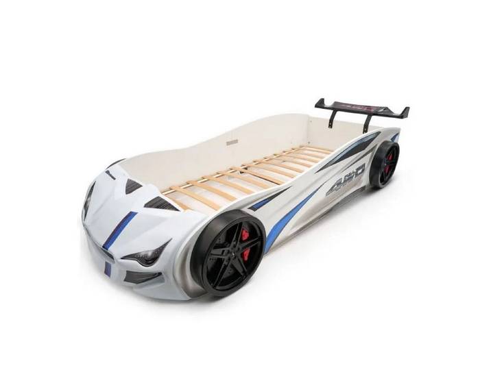 MARQA HOME Autobett Kinderbett 90x200 mit Rolllattenrost (Autobett 90x200 mit Rolllattenrost), Kinderbett Autobett 90x200 mit Rolllattenrost