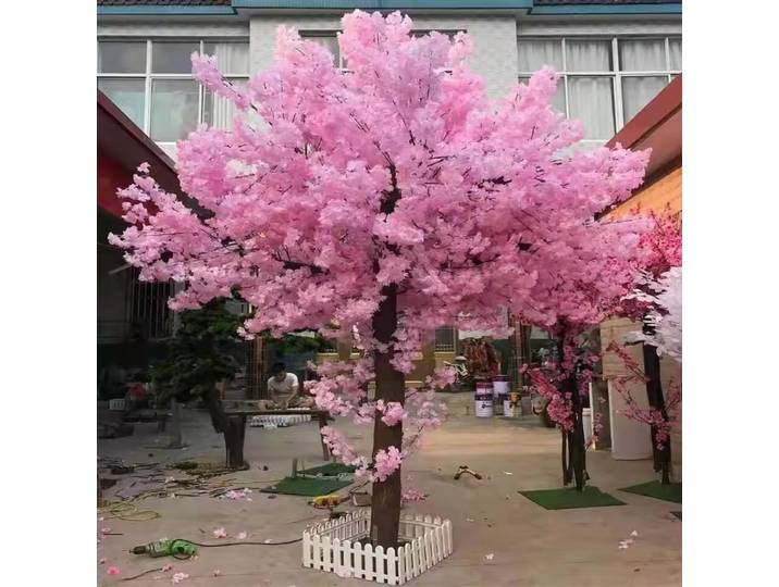 Arbre artificiel en fleurs de cerisier, fausse plante, décoration extérieure pour mariage, maison, entrée, jardin, décoration intérieure de bureau