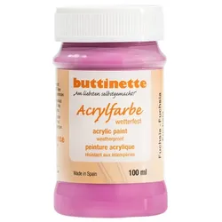 buttinette Acrylfarbe wetterfest in verschiedenen Farbtönen, 100 ml