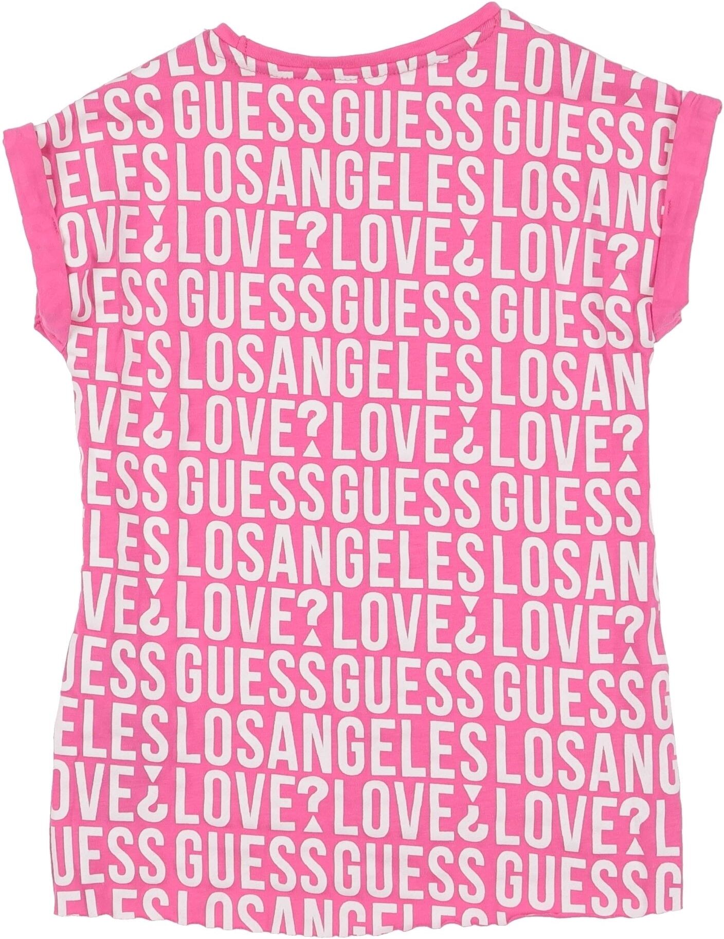 Guess Camiseta Chica Fucsia 3,6 Chica